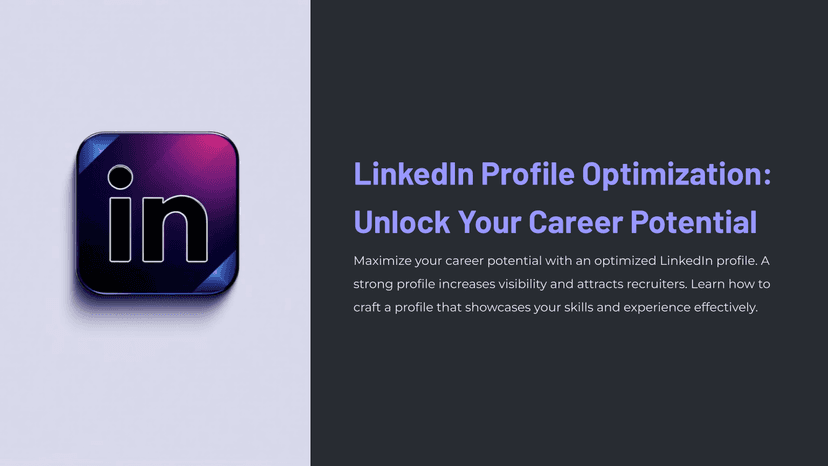 LinkedIn Profile Optimization: Unlock Your Career Potential