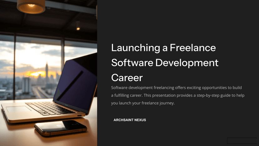 Launching a FreelanceSoftware Development Career